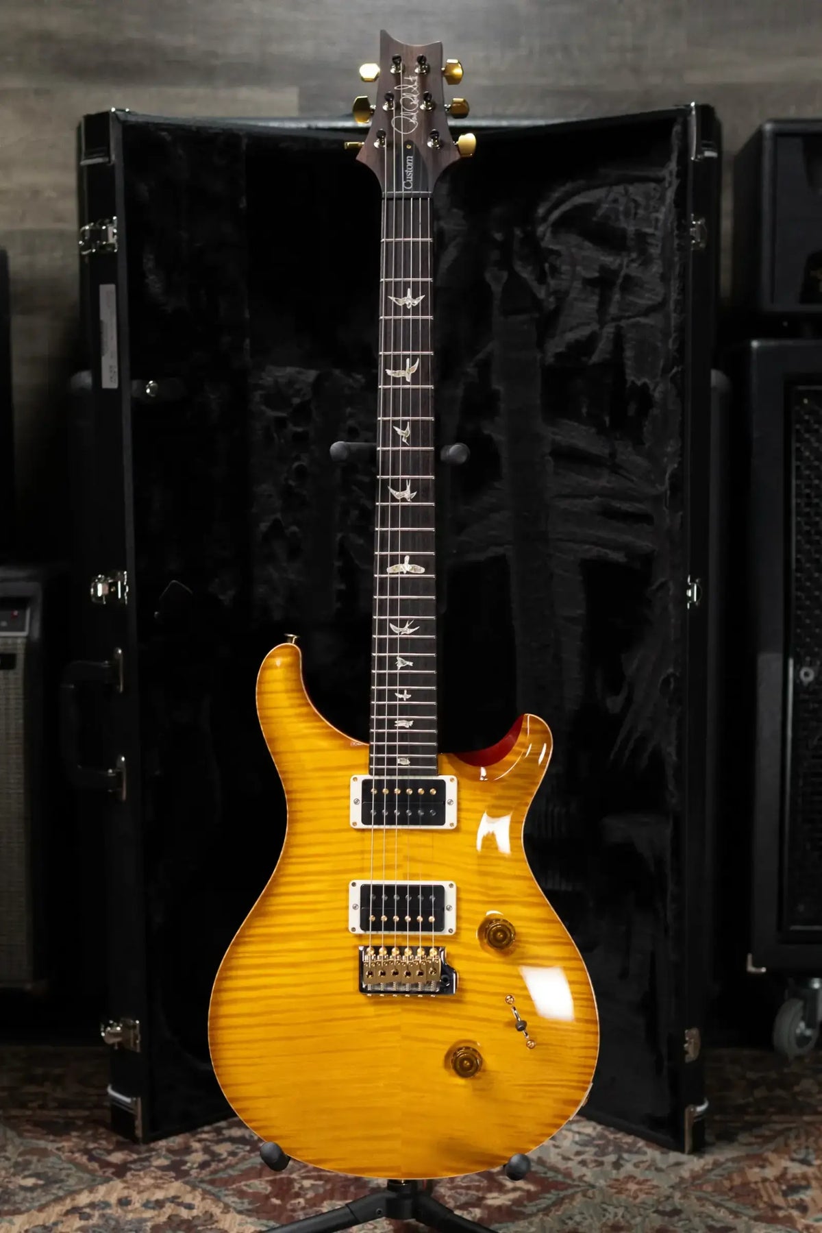 PRS Custom 24 10-Top Electric Guitar - McCarty Sunburst with Hardshell Case - Used