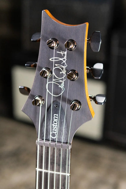PRS Custom 24 Quilt Maple Artist Top Electric Guitar - Faded Indigo with Hardshell Case