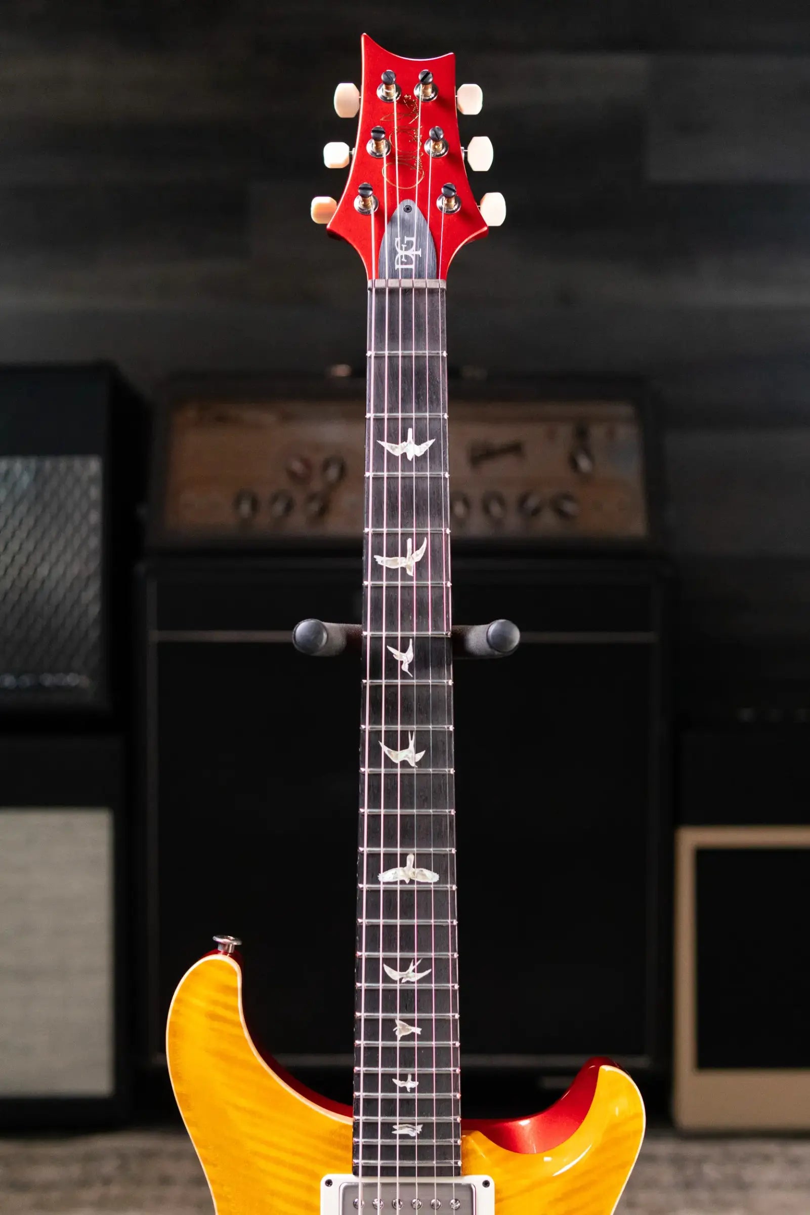 PRS DGT Select Top Electric Guitar - McCarty Sunburst with Hardshell Case