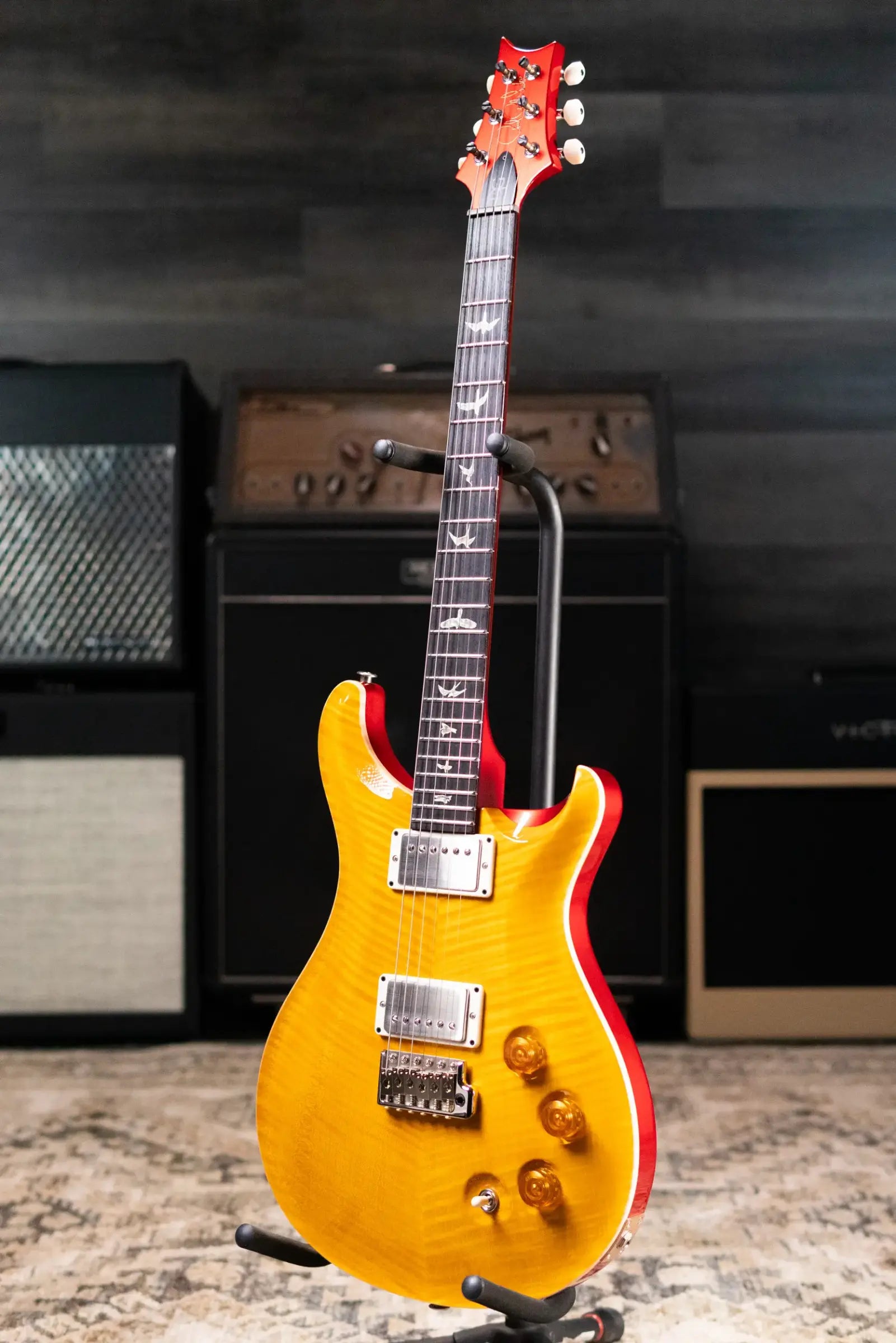 PRS DGT Select Top Electric Guitar - McCarty Sunburst with Hardshell Case