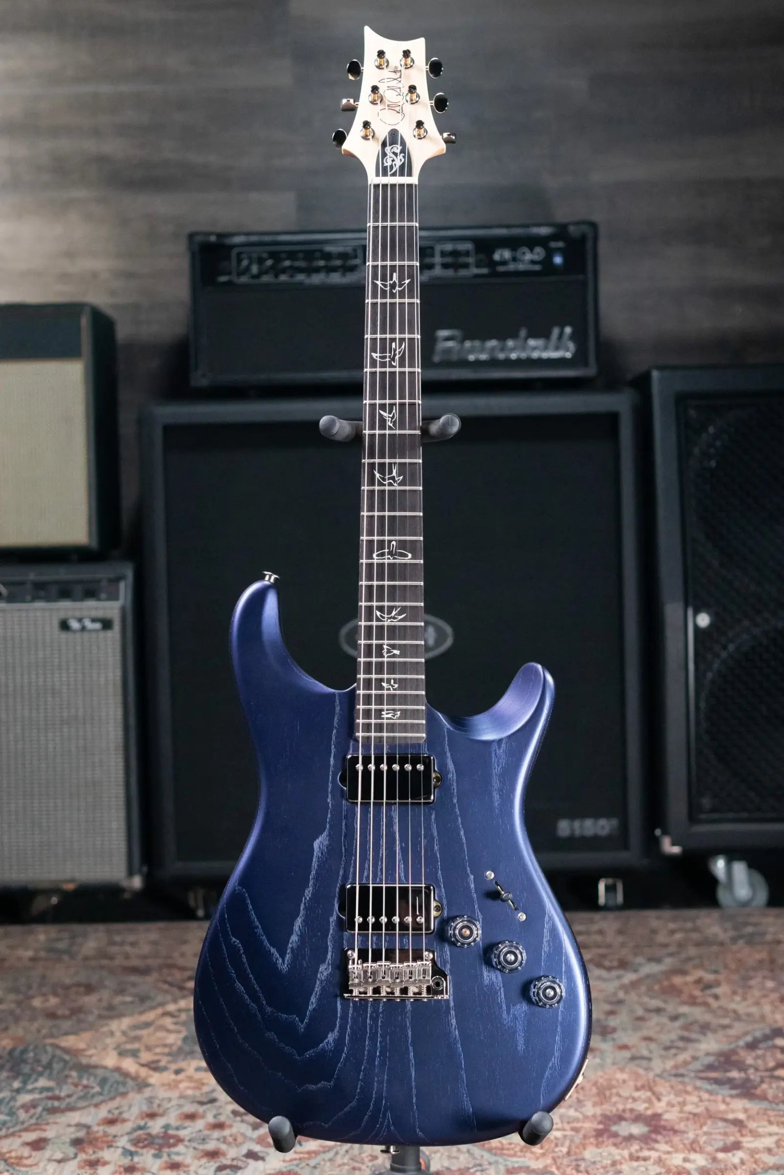 PRS Fiore HH Satin Electric Guitar - Metallic Midnight with Gig Bag