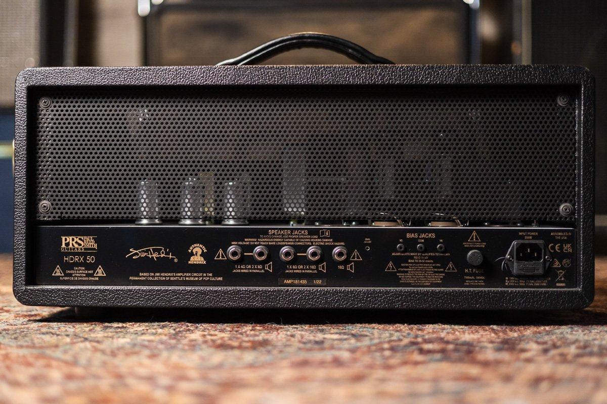 PRS HDRX50 Hendrix 50w Amp Head, 120v, EL34 Tubes - Floor Model