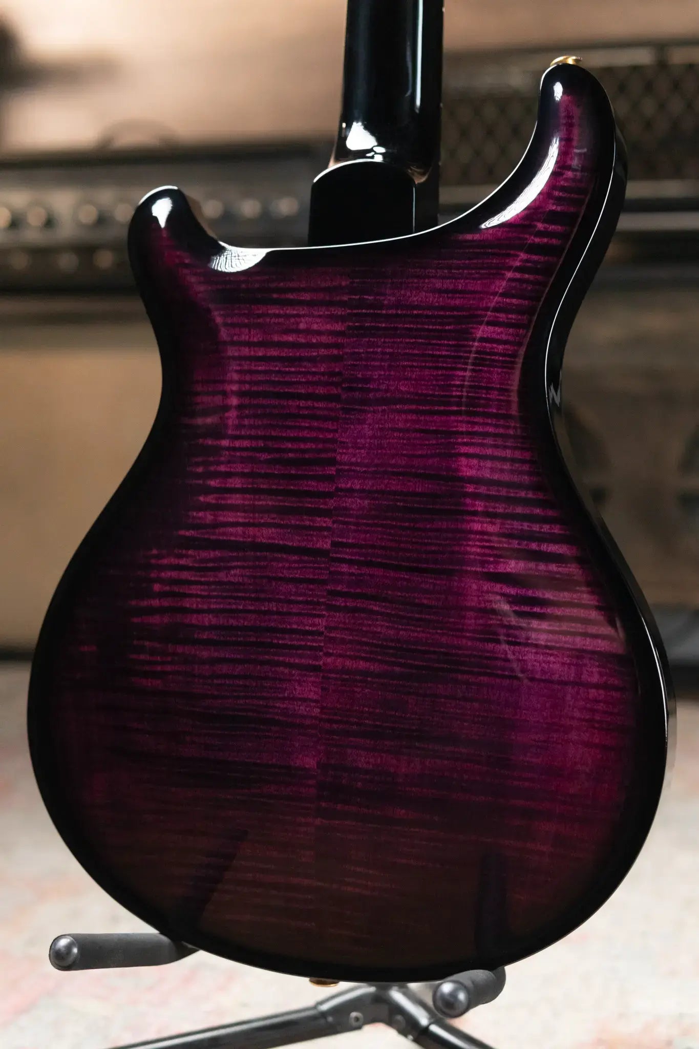 PRS Hollowbody II Piezo Flame Maple 10-Top -  Violet Smokeburst with Hardshell Case