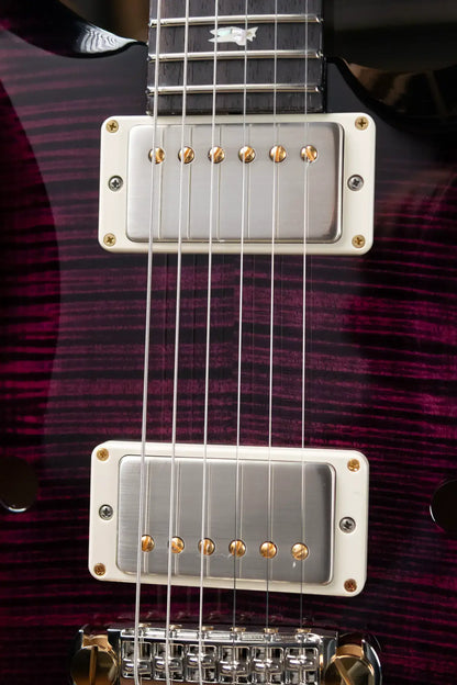 PRS Hollowbody II Piezo Flame Maple 10-Top -  Violet Smokeburst with Hardshell Case