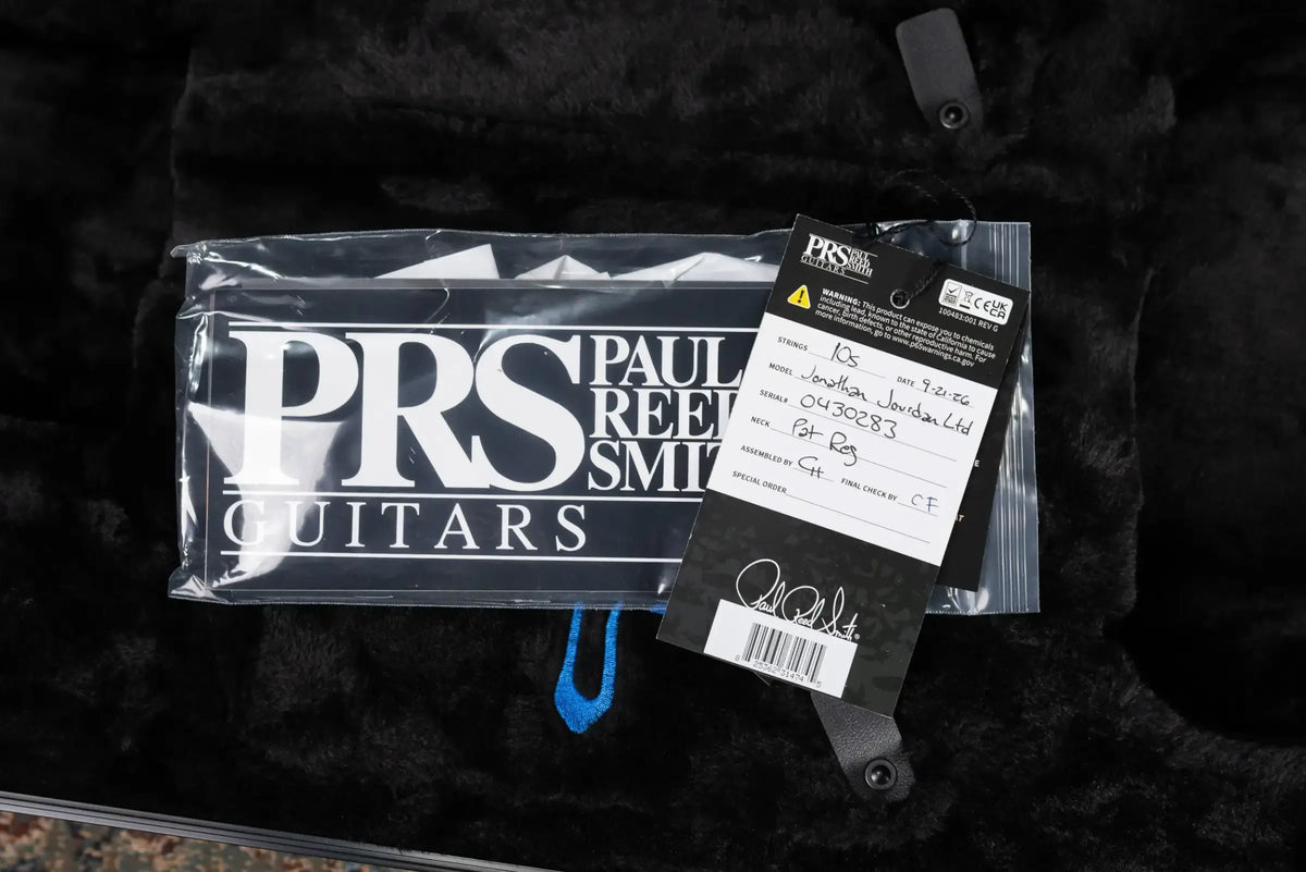 PRS Jonathan Jourdan Signature Limited Edition Electric Guitar - Gunmetal Metallic with Hardshell Case
