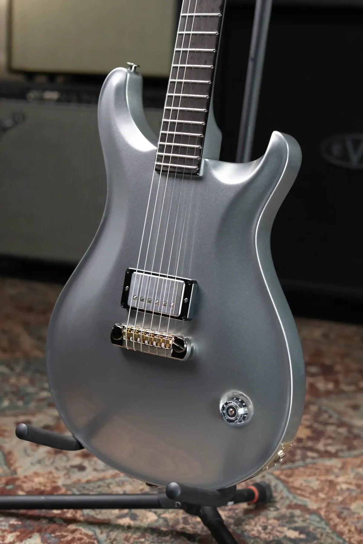 PRS Jonathan Jourdan Signature Limited Edition Electric Guitar - Platinum Metallic with Hardshell Case