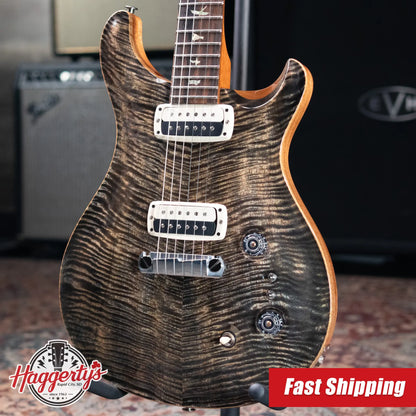 PRS Limited Edition Paul's Guitar Flame Mango Top Electric Guitar - Charcoal with Hardshell Case