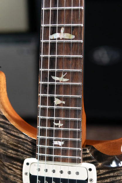 PRS Limited Edition Paul's Guitar Flame Mango Top Electric Guitar - Charcoal with Hardshell Case