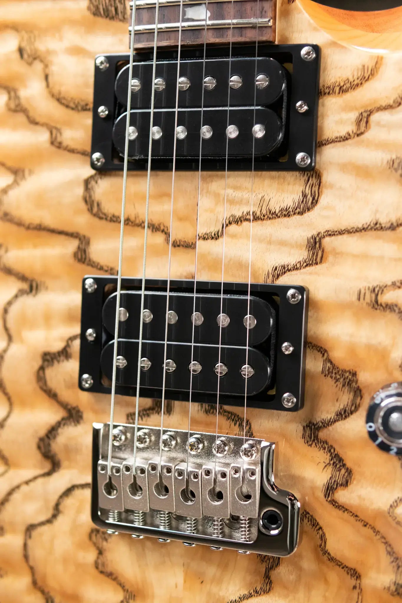 PRS Limited Edition SE Exotic Custom 24 Electric Guitar - Burled Ash with Gig Bag