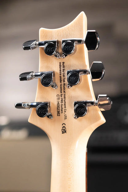 PRS Limited Edition SE Exotic Custom 24 Electric Guitar - Burled Ash with Gig Bag