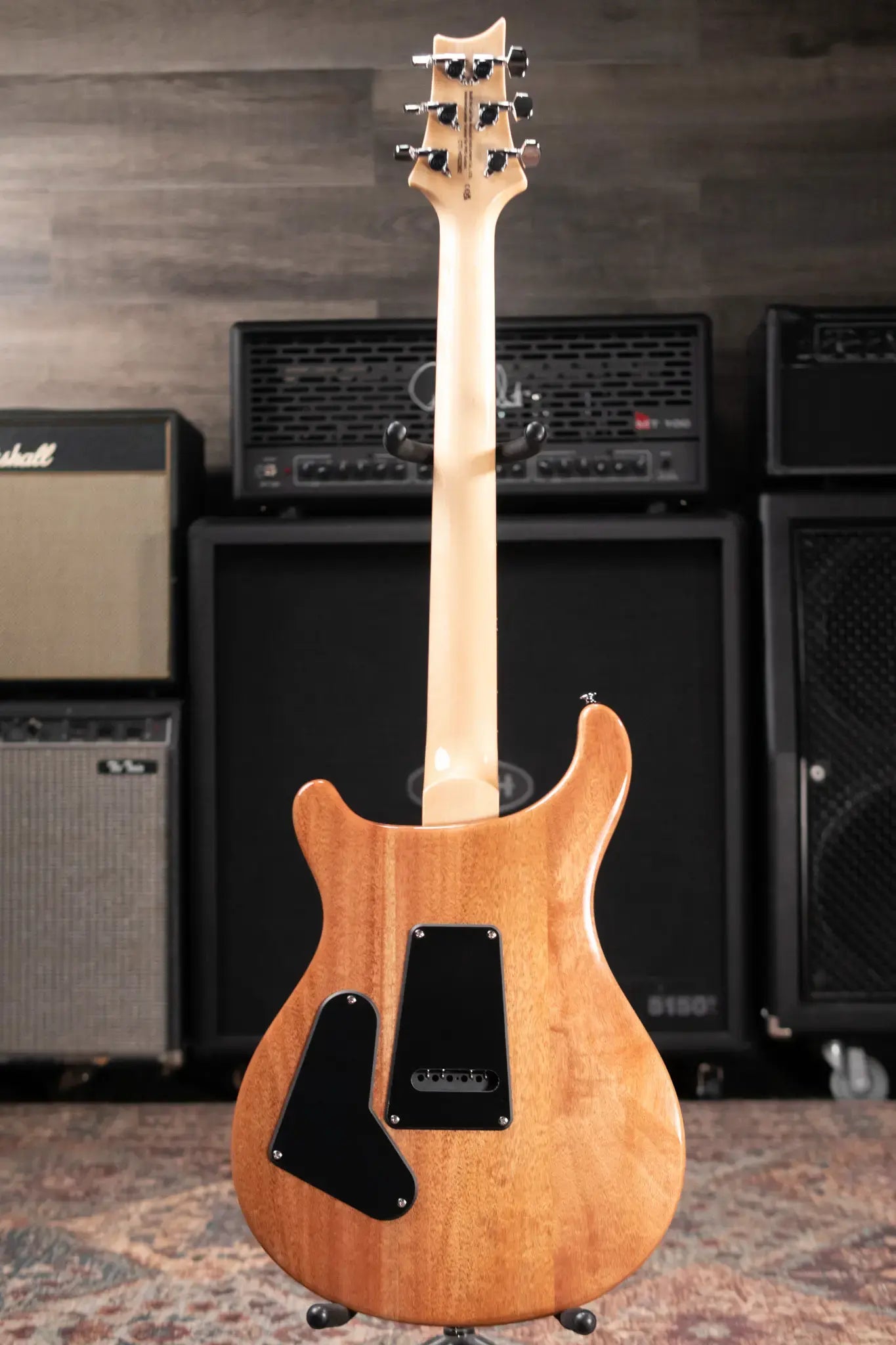 PRS Limited Edition SE Exotic Custom 24 Electric Guitar - Burled Ash with Gig Bag