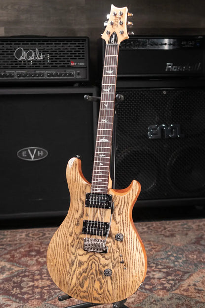 PRS Limited Edition SE Exotic Custom 24 Electric Guitar - Burled Ash with Gig Bag