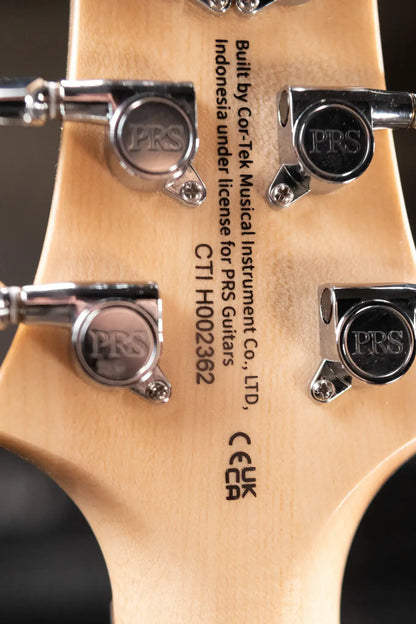 PRS Limited Edition SE Exotic Custom 24 Electric Guitar - Burled Ash with Gig Bag