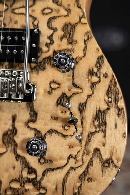 PRS Limited Edition SE Exotic Custom 24 Electric Guitar - Burled Ash with Gig Bag - Used