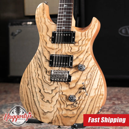 PRS Limited Edition SE Exotic Custom 24 Electric Guitar - Burled Ash with Upgraded Pickups with Gig Bag - Used