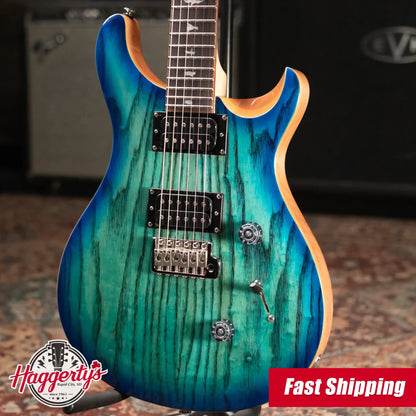 PRS Limited Edition SE Exotic Custom 24 Electric Guitar - Lake Blue with Gig Bag