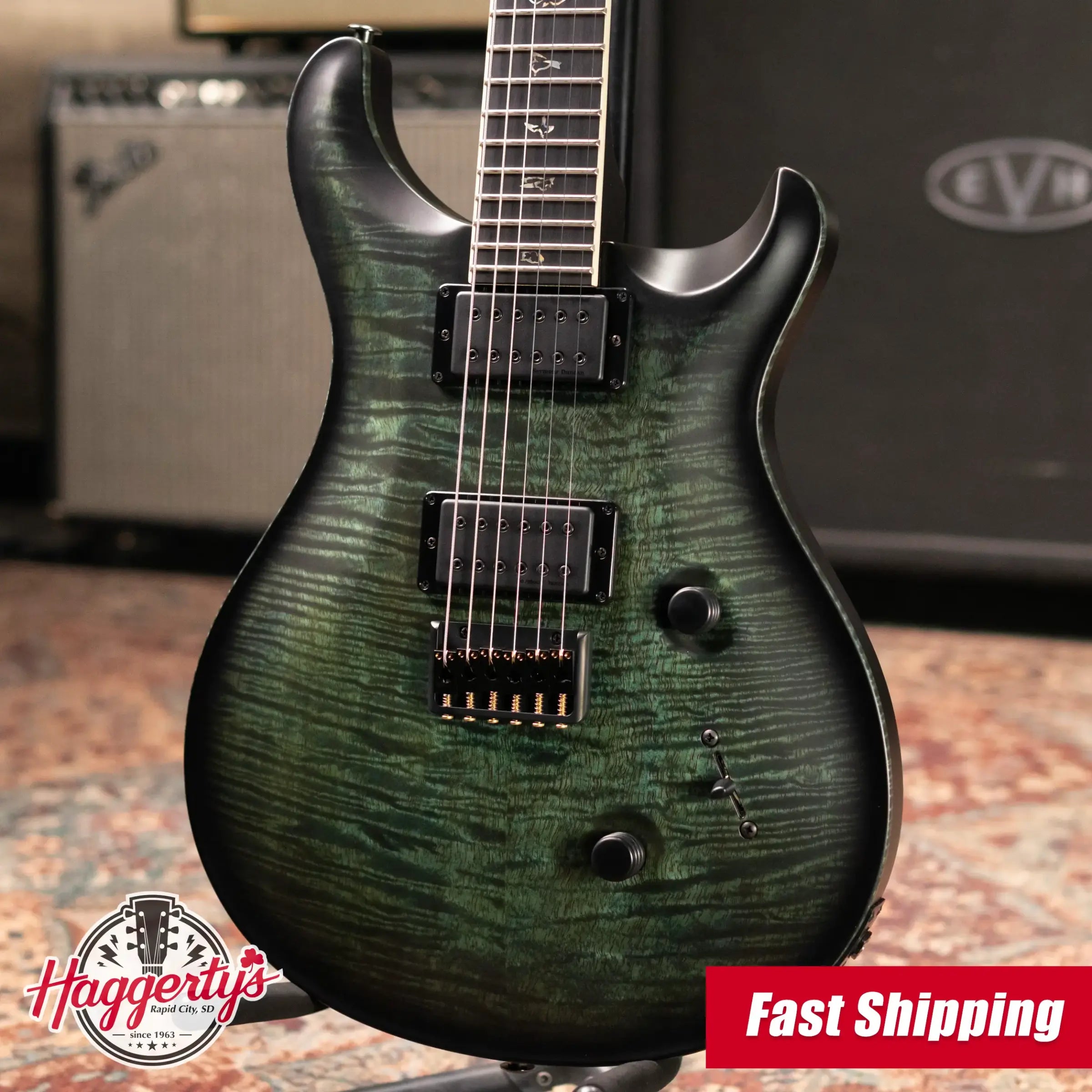 PRS Mark Holcomb Signature Electric Guitar - Cobalt Smokeburst with Hardshell Case