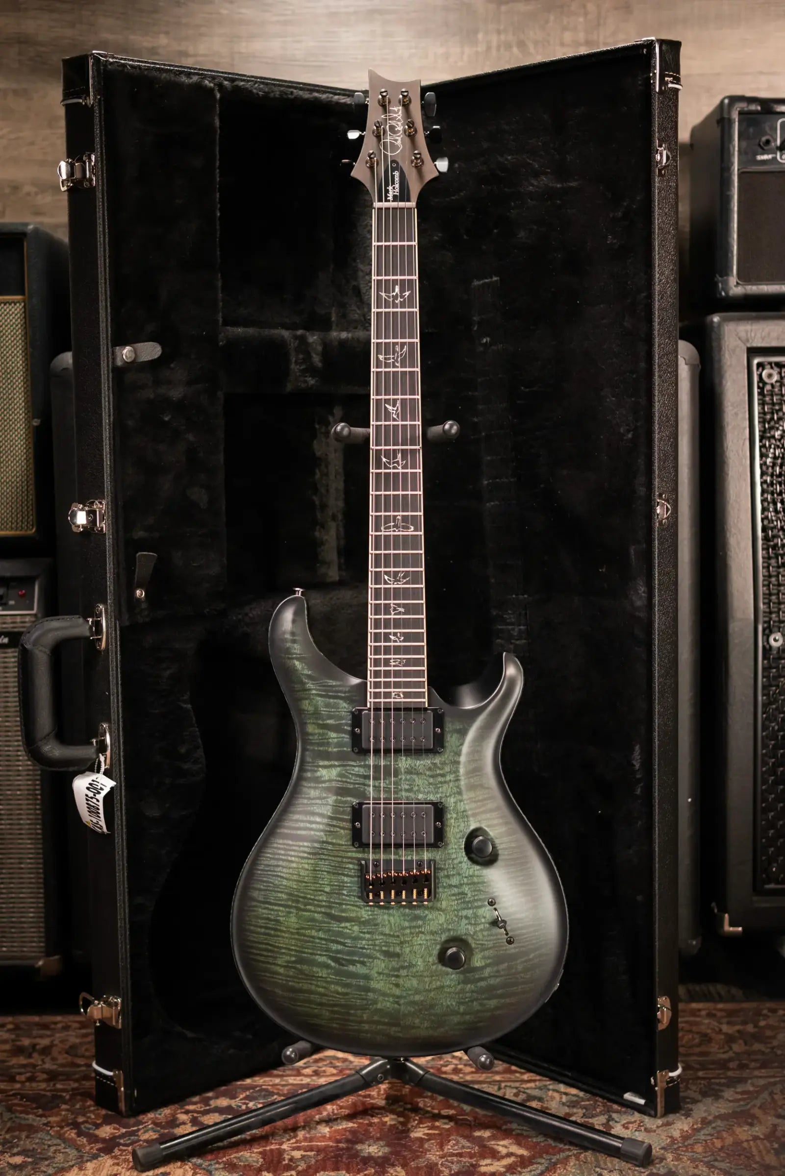 PRS Mark Holcomb Signature Electric Guitar - Cobalt Smokeburst with Hardshell Case