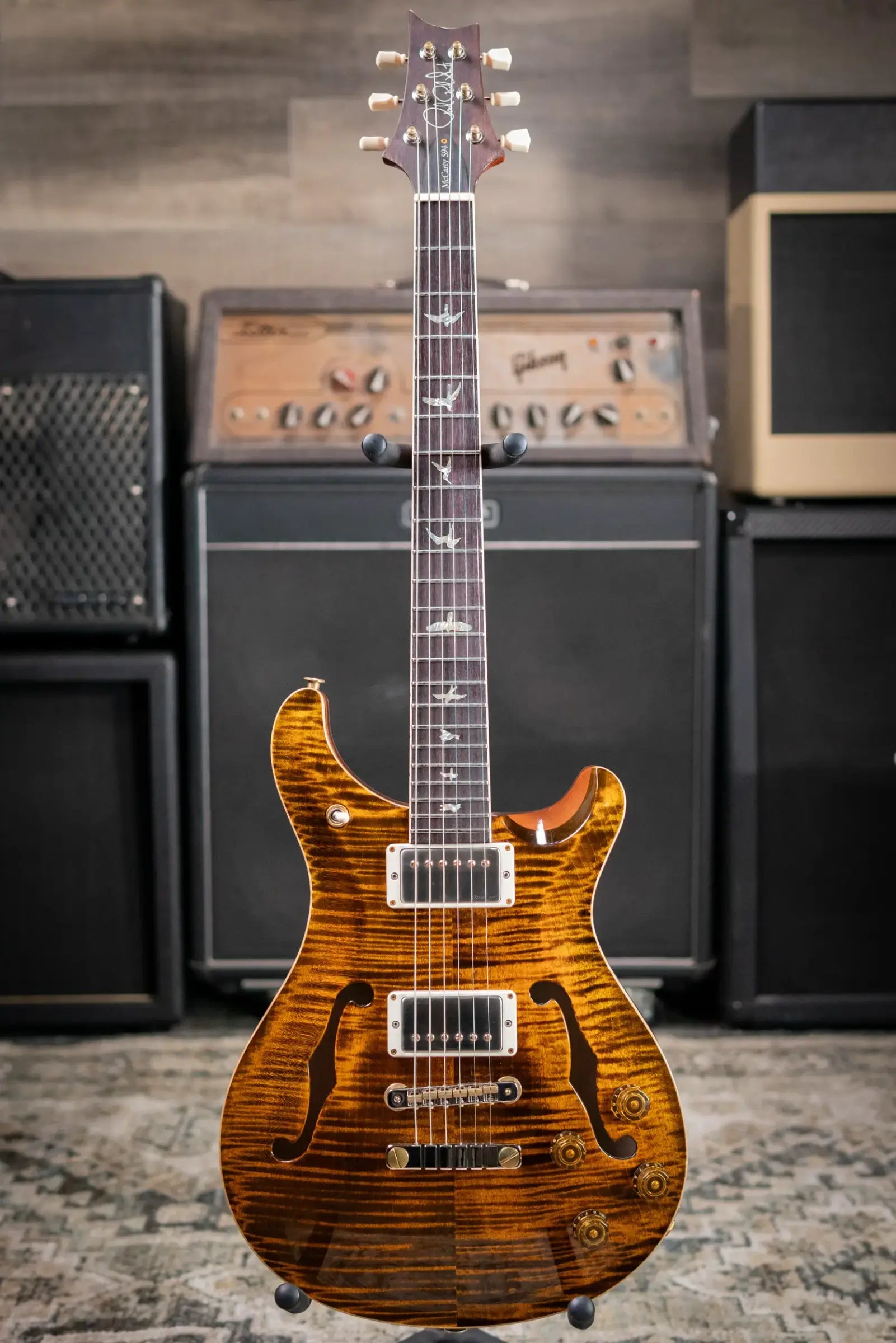 PRS McCarty 594 Hollowbody II 10 Top Electric Guitar - Copperhead with Hardshell Case - Used