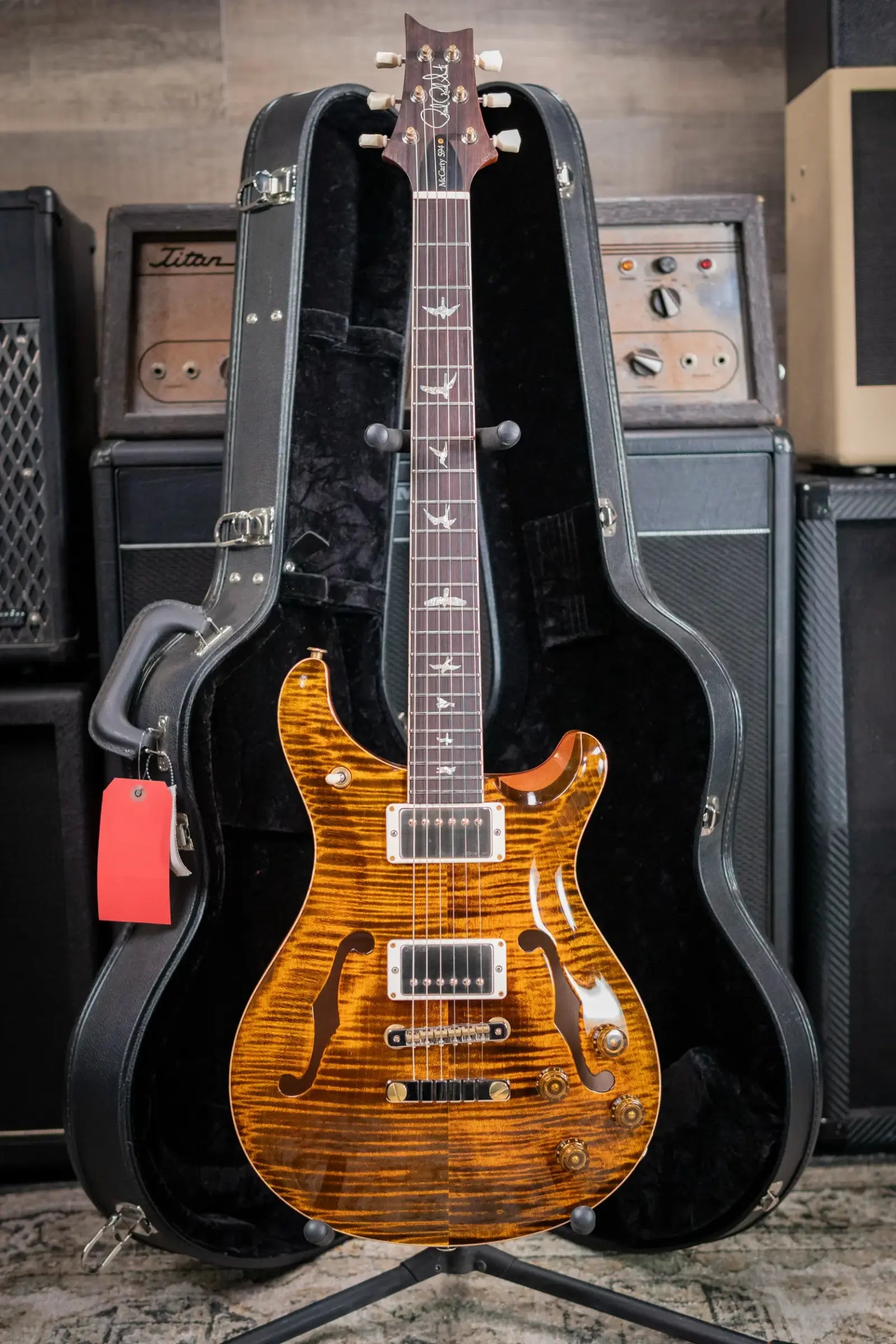 PRS McCarty 594 Hollowbody II 10 Top Electric Guitar - Copperhead with Hardshell Case - Used