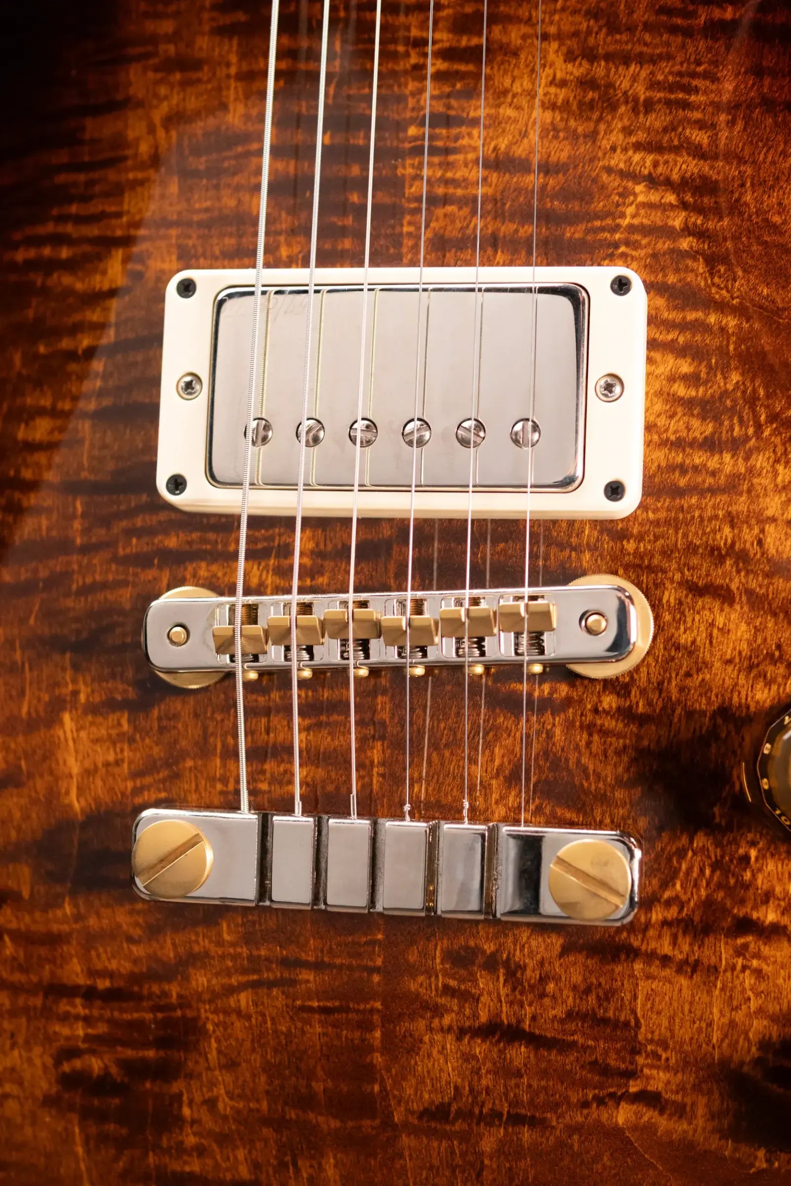PRS McCarty 594 Singlecut Electric Guitar - Black Gold Wraparound Burst with Hardshell Case - Used