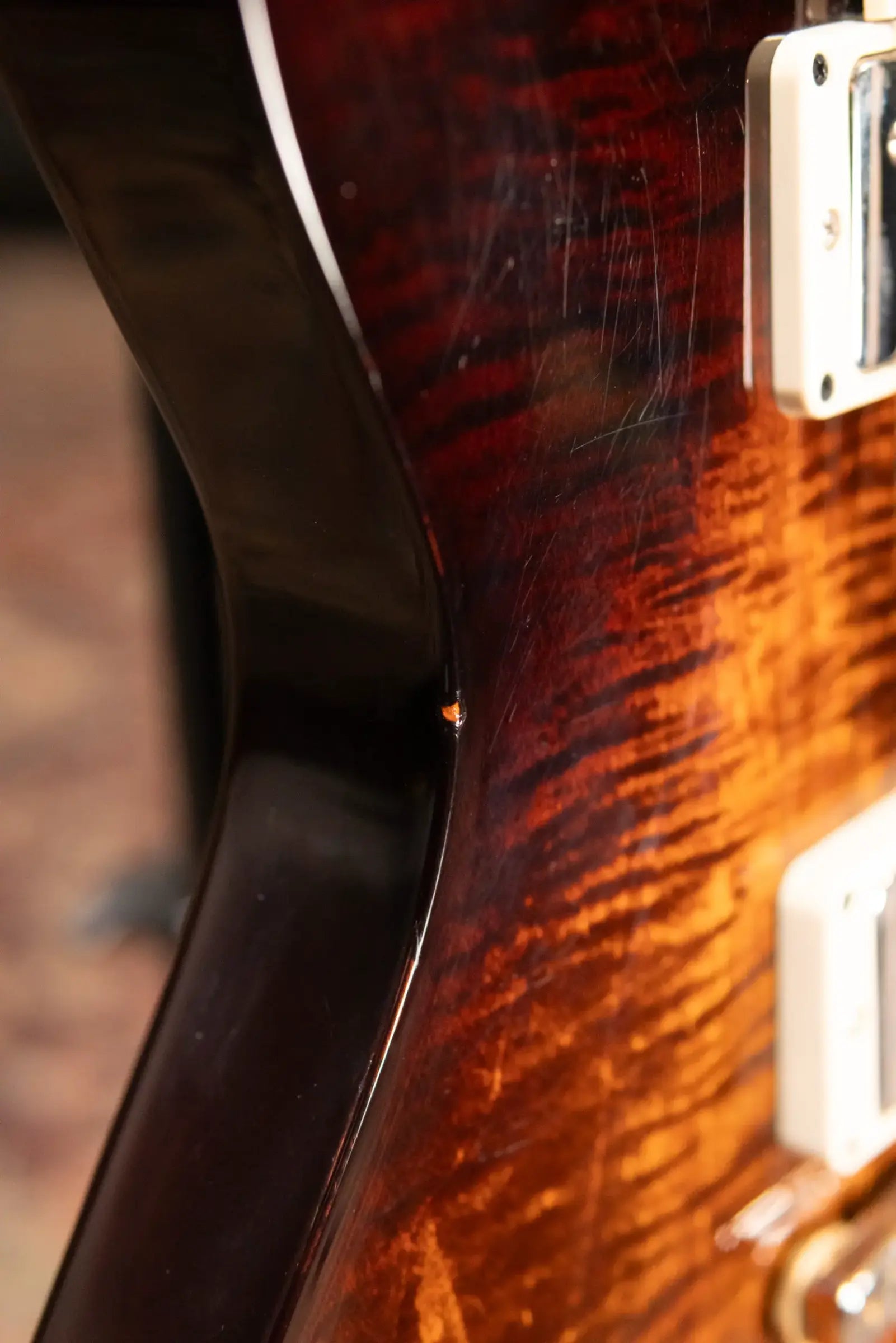 PRS McCarty 594 Singlecut Electric Guitar - Black Gold Wraparound Burst with Hardshell Case - Used