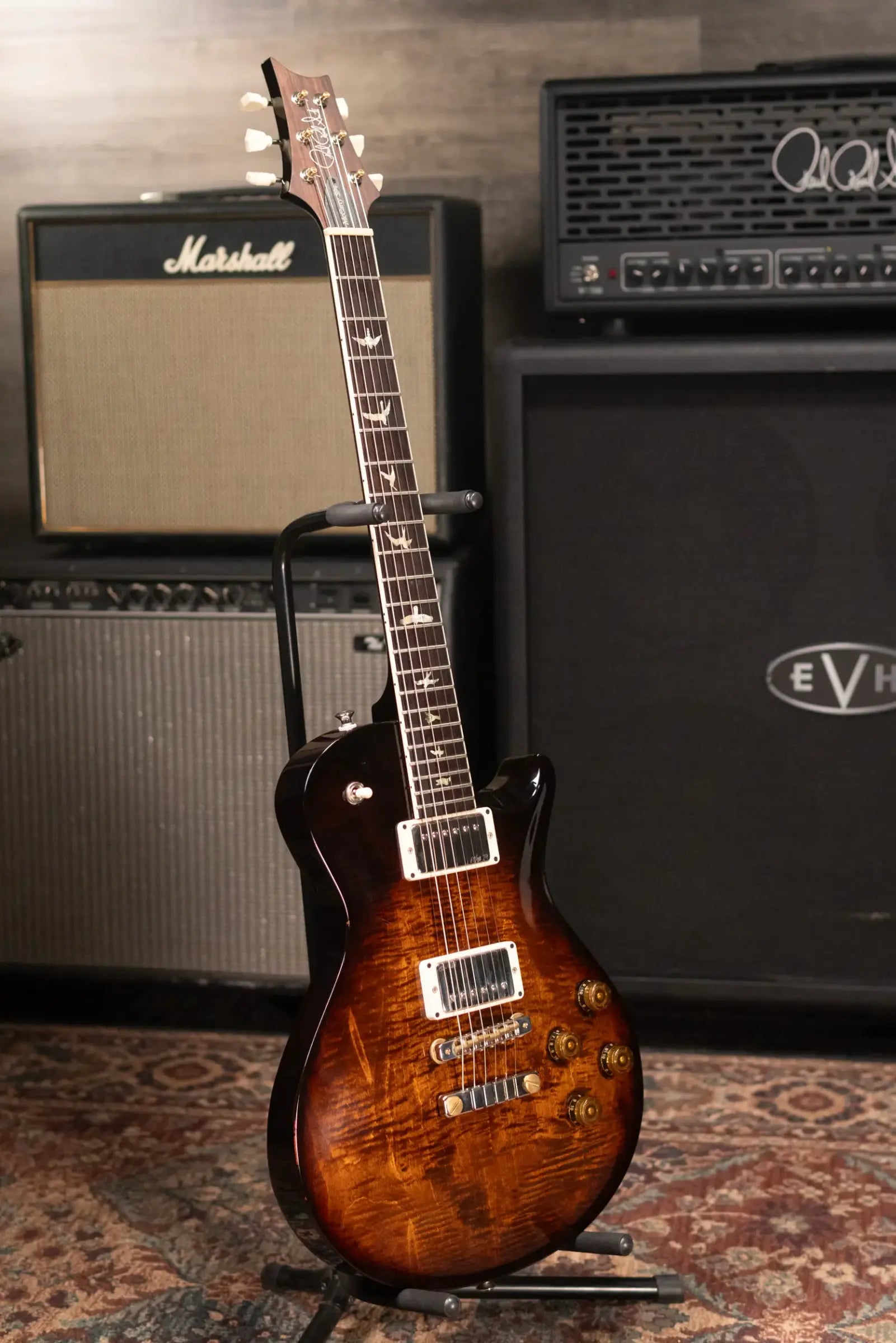 PRS McCarty 594 Singlecut Electric Guitar - Black Gold Wraparound Burst with Hardshell Case - Used