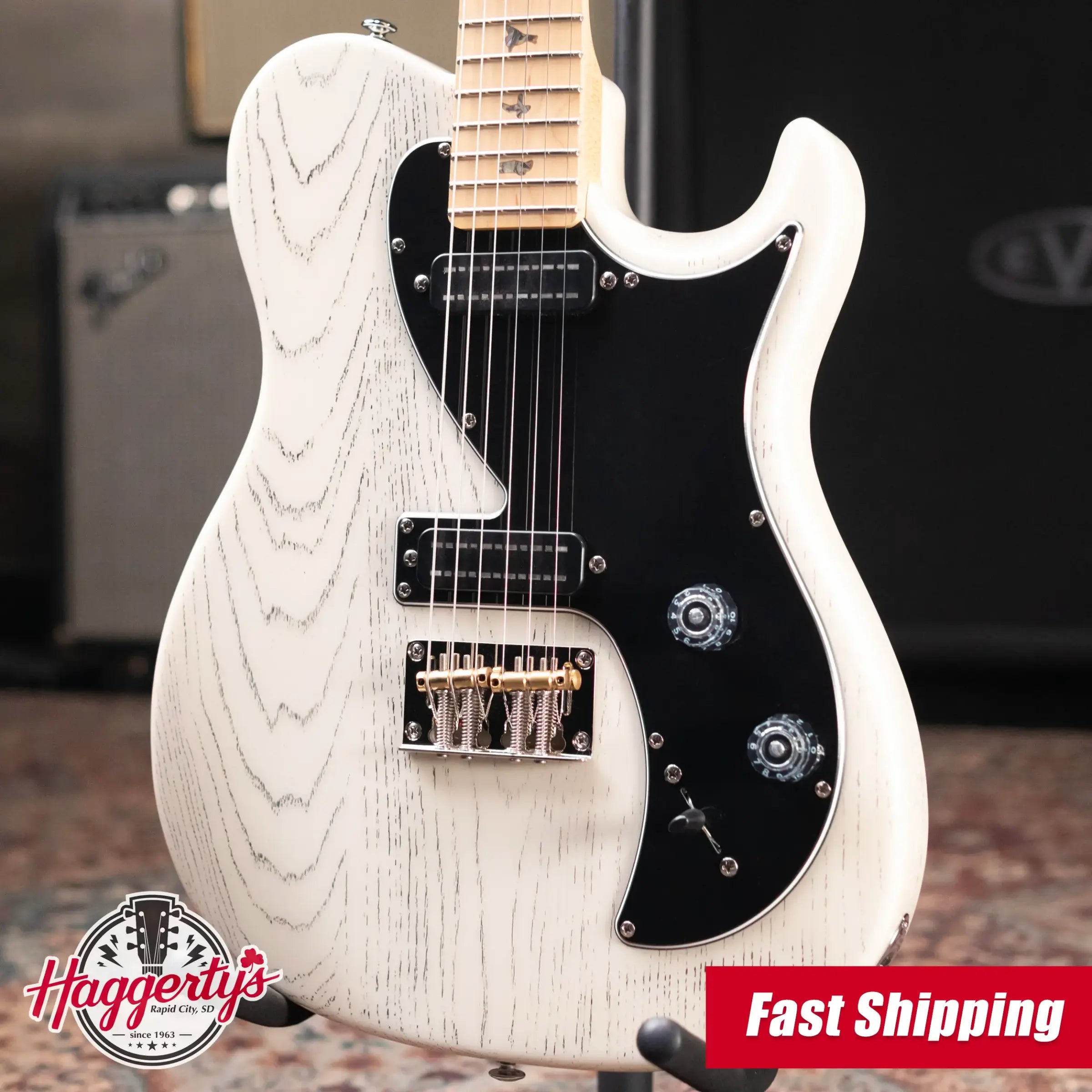 PRS NF53 SE Electric Guitar - White Doghair with Hardshell Case - Used