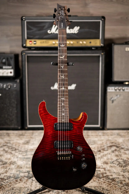PRS Paul Reed Smith Custom 24-08 Mango Limited Edition Electric Guitar - Fire Red Gray/Black Fade with Hardshell Case