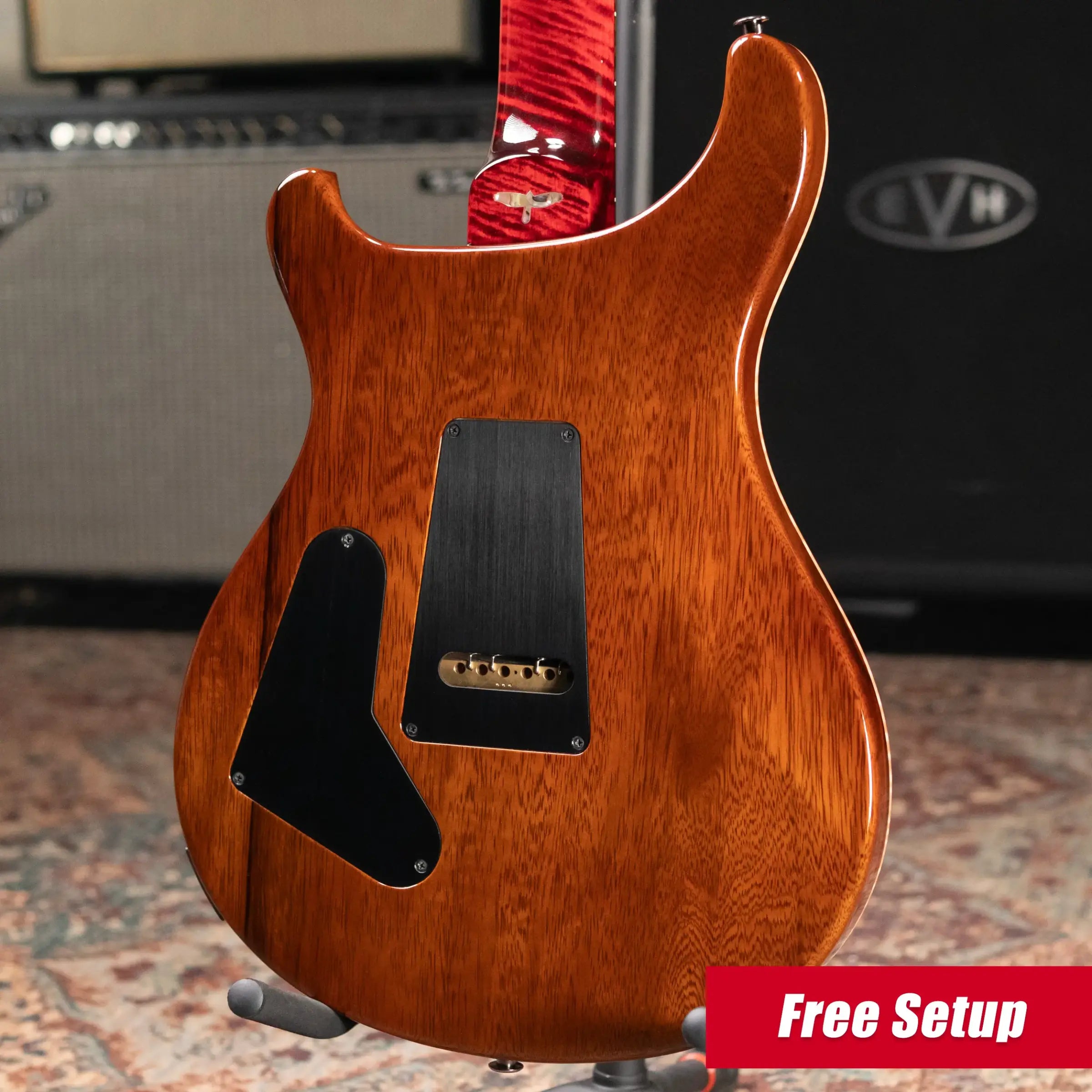 PRS Private Stock Custom 24-08 Semi-Hollow Electric Guitar Dragon's Breath Glow with Hardshell Case - Used