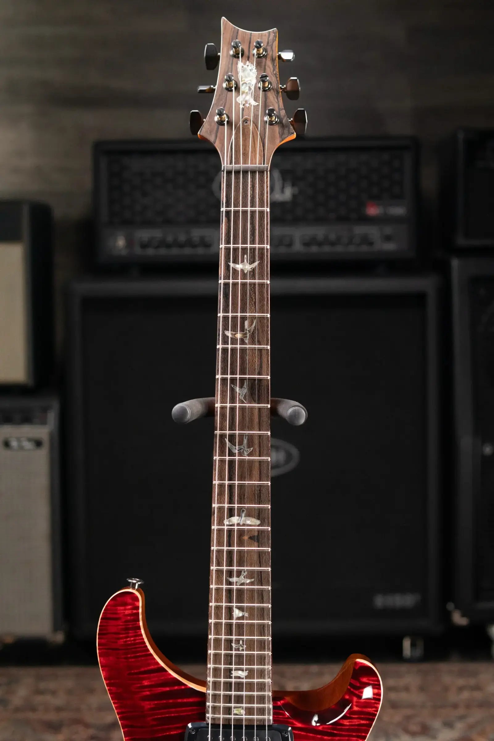 PRS Private Stock Custom 24-08 Semi-Hollow Electric Guitar Dragon's Breath Glow with Hardshell Case - Used