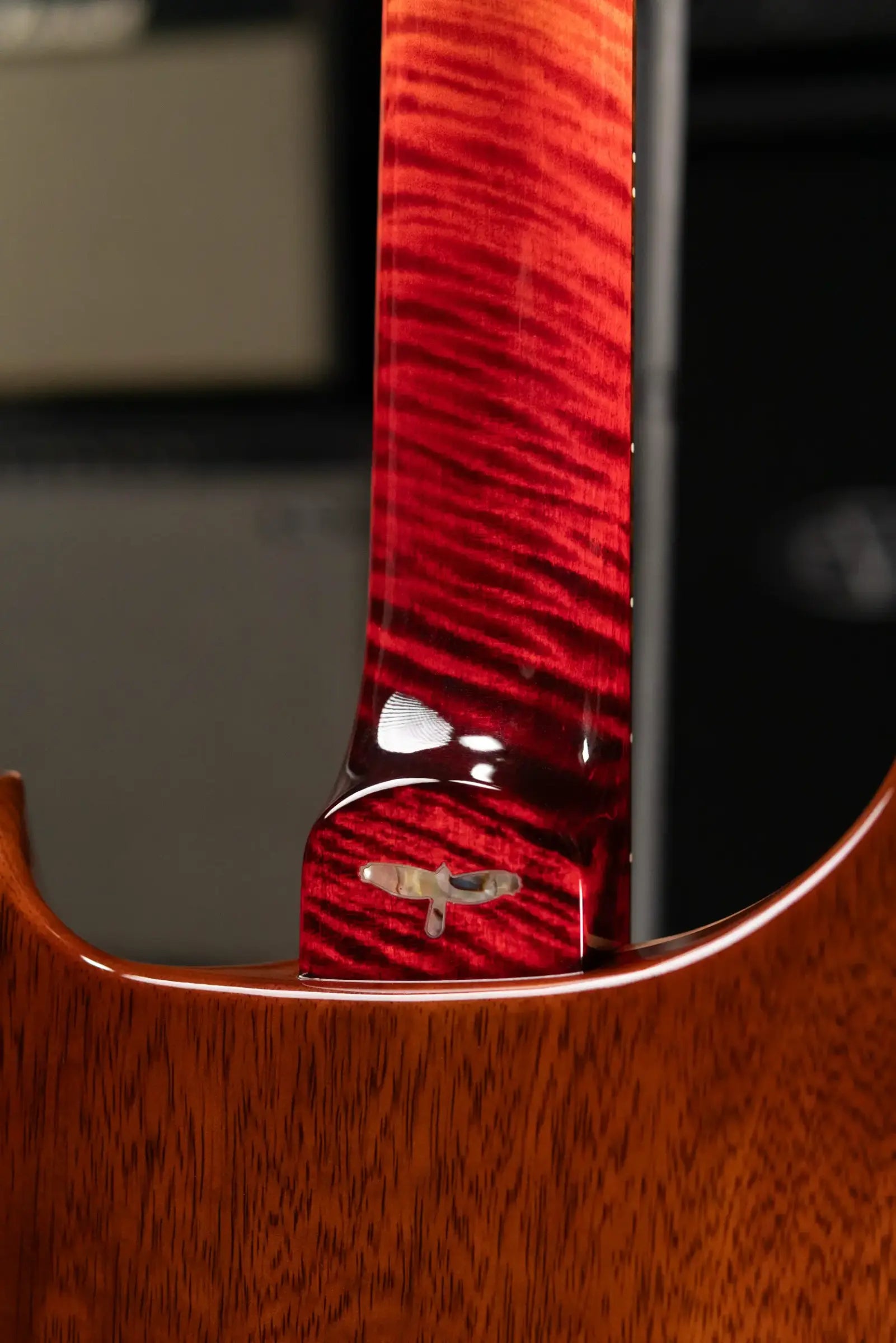 PRS Private Stock Custom 24-08 Semi-Hollow Electric Guitar Dragon's Breath Glow with Hardshell Case - Used