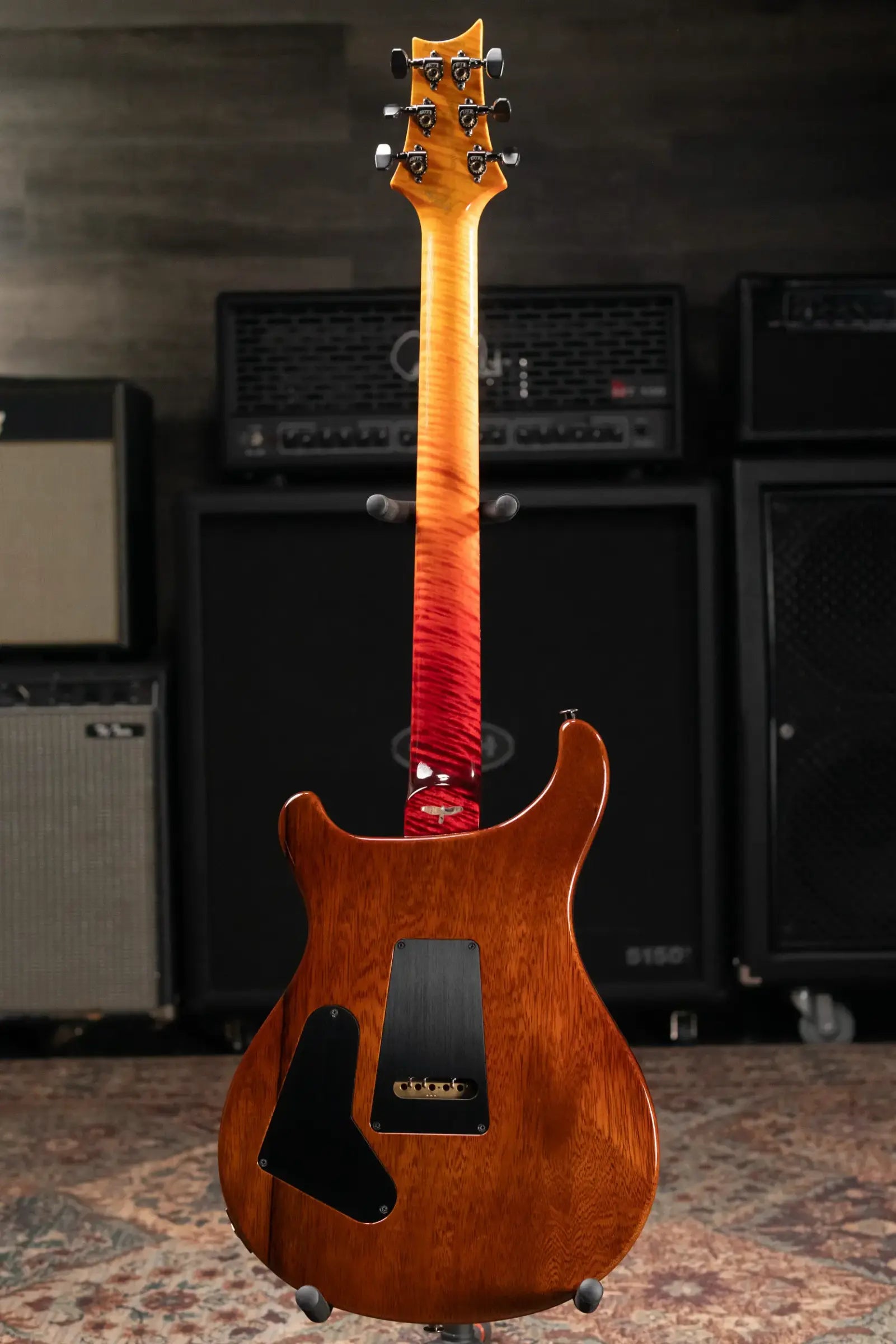 PRS Private Stock Custom 24-08 Semi-Hollow Electric Guitar Dragon's Breath Glow with Hardshell Case - Used