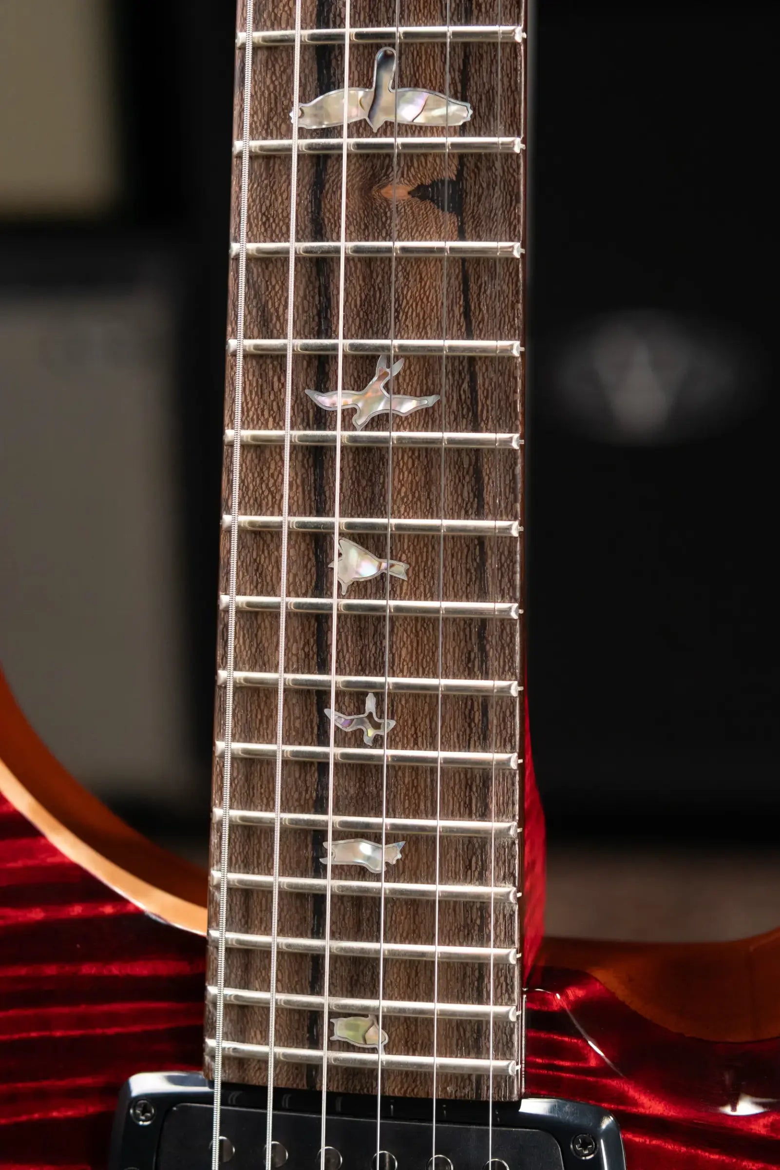 PRS Private Stock Custom 24-08 Semi-Hollow Electric Guitar Dragon's Breath Glow with Hardshell Case - Used