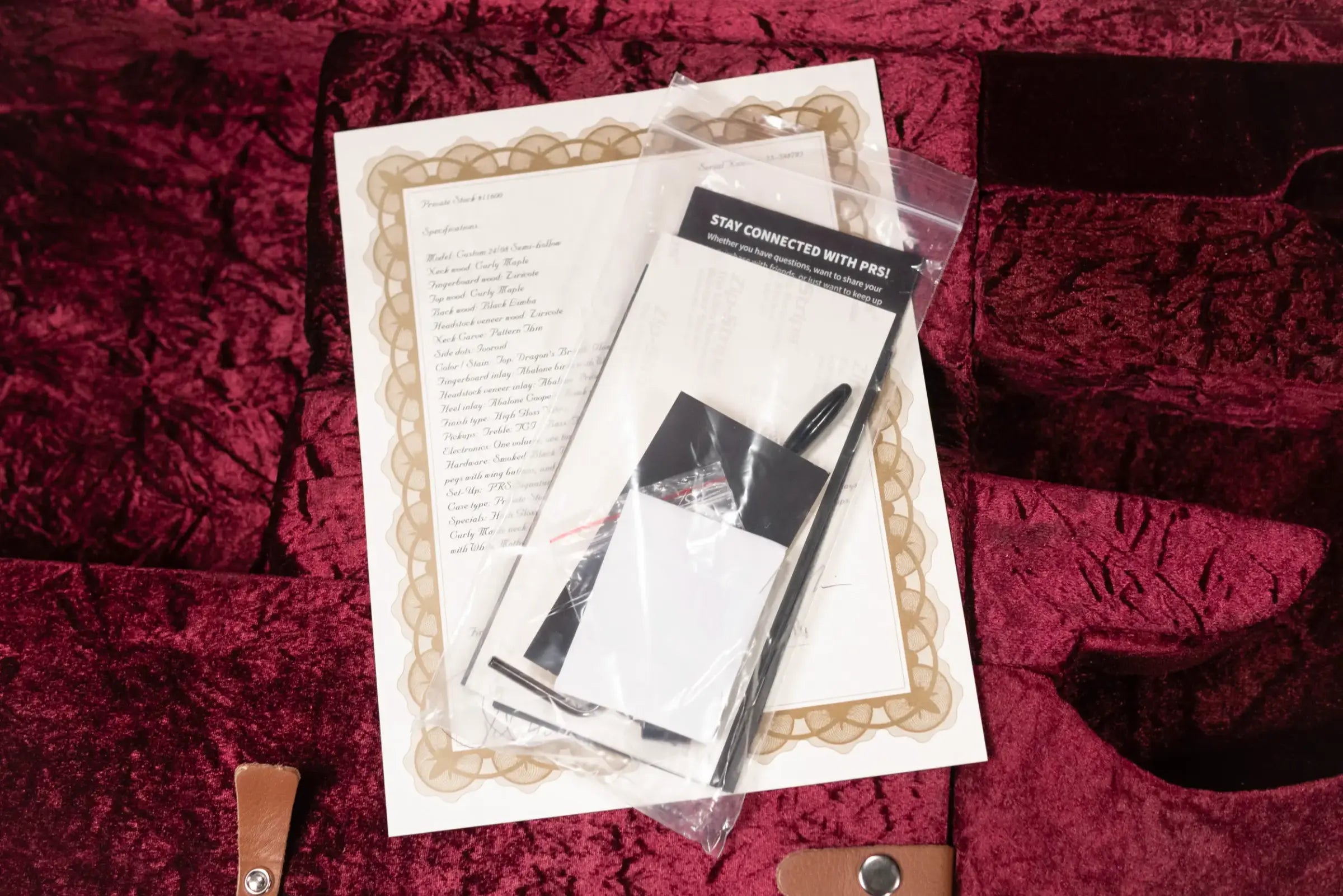 PRS Private Stock Custom 24-08 Semi-Hollow Electric Guitar Dragon's Breath Glow with Hardshell Case - Used