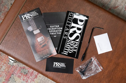 PRS Private Stock Custom 24-08 Semi-Hollow Electric Guitar - Bahamian Blue Glow with Hardshell Case