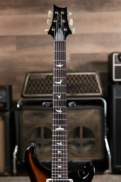PRS S2 Custom 24-08 Electric Guitar - Black Amber with Gig Bag