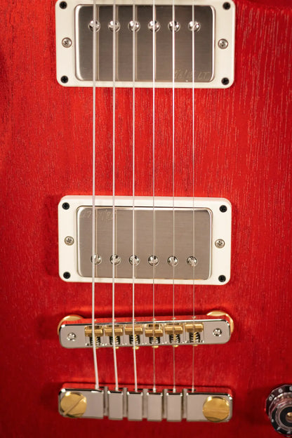 PRS S2 McCarty 594 Thinline Satin Electric Guitar - Red Apple Metallic with Gig Bag