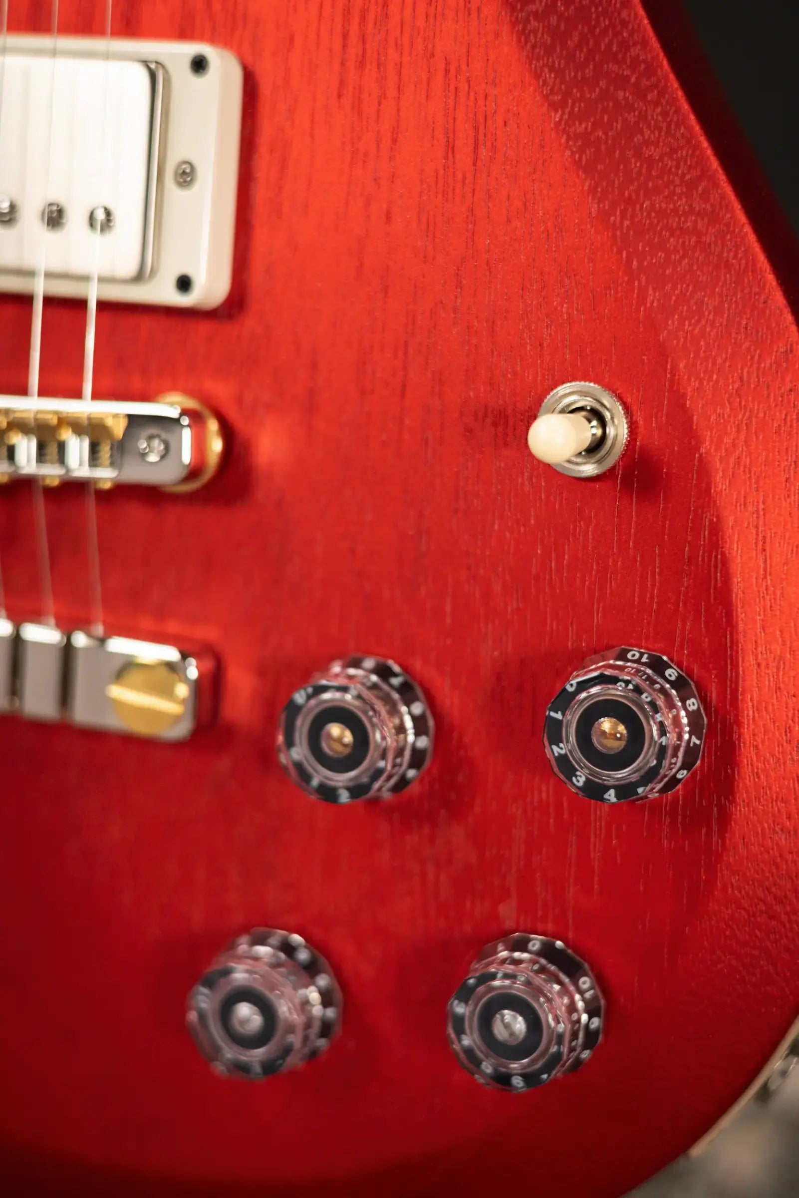 PRS S2 McCarty 594 Thinline Satin Electric Guitar - Red Apple Metallic with Gig Bag