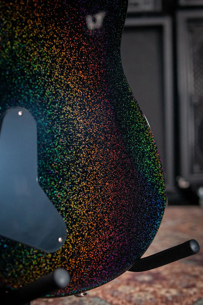 PRS S2 Mira 594 Electric Guitar - Black Rainbow Holoflake with Gig Bag