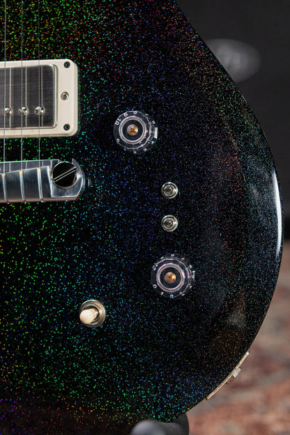 PRS S2 Mira 594 Electric Guitar - Black Rainbow Holoflake with Gig Bag