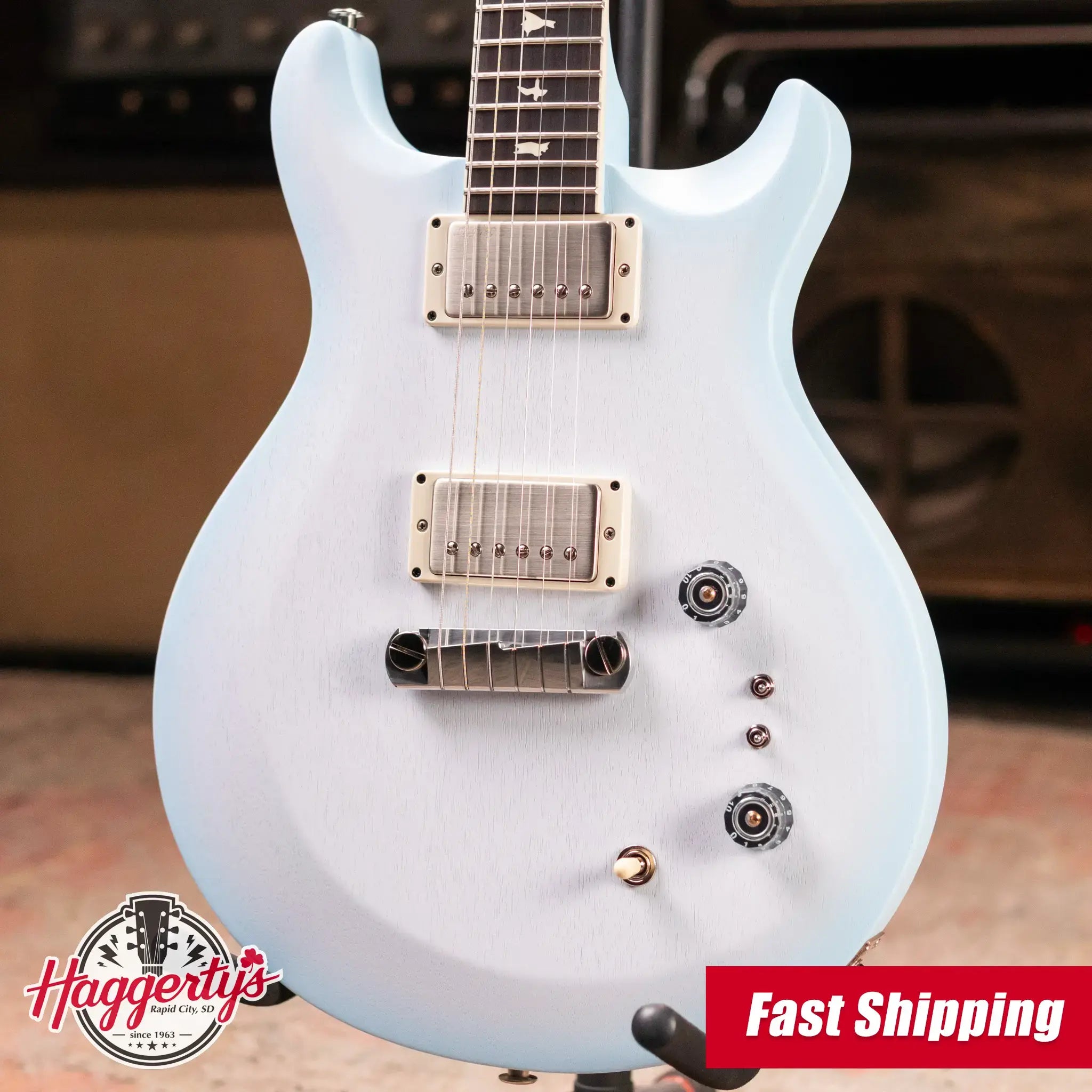 PRS S2 Mira 594 Satin Electric Guitar - Cloud Burst with Gig Bag