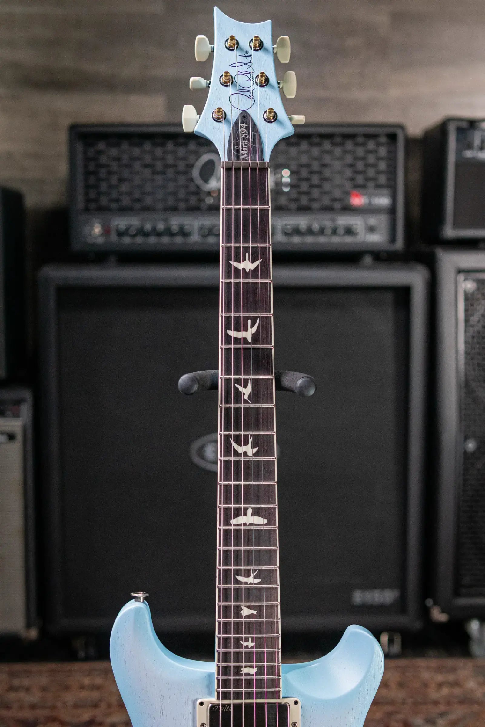 PRS S2 Mira 594 Satin Electric Guitar - Cloud Burst with Gig Bag