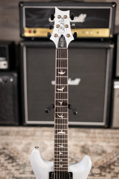 PRS S2 Mira 594 Satin Electric Guitar - Pearl White with Gig Bag