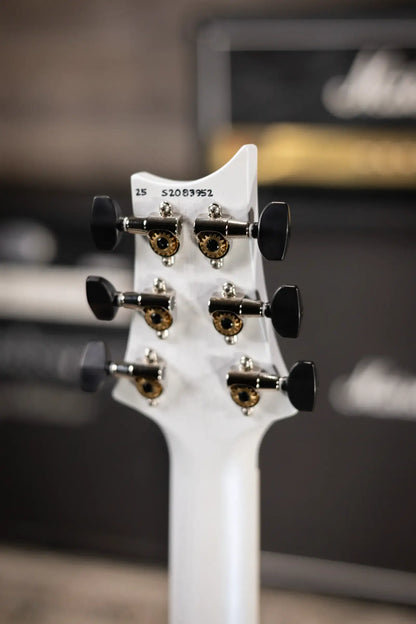 PRS S2 Mira 594 Satin Electric Guitar - Pearl White with Gig Bag