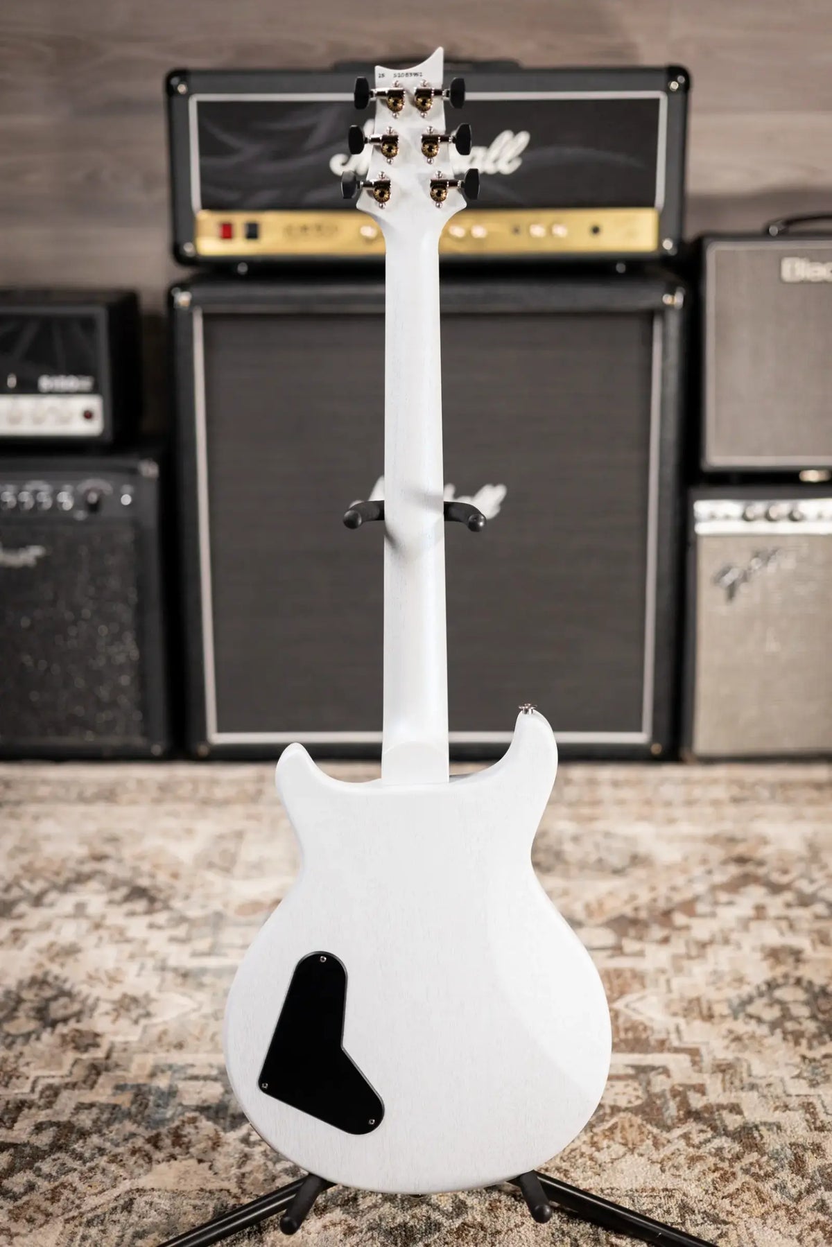 PRS S2 Mira 594 Satin Electric Guitar - Pearl White with Gig Bag