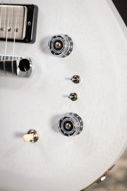 PRS S2 Mira 594 Satin Electric Guitar - Pearl White with Gig Bag