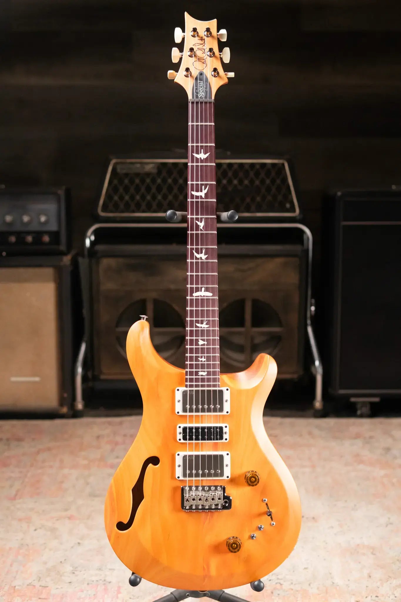 PRS S2 Special Semi-Hollow Reclaimed Limited Electric Guitar - Satin Natural with Gig Bag