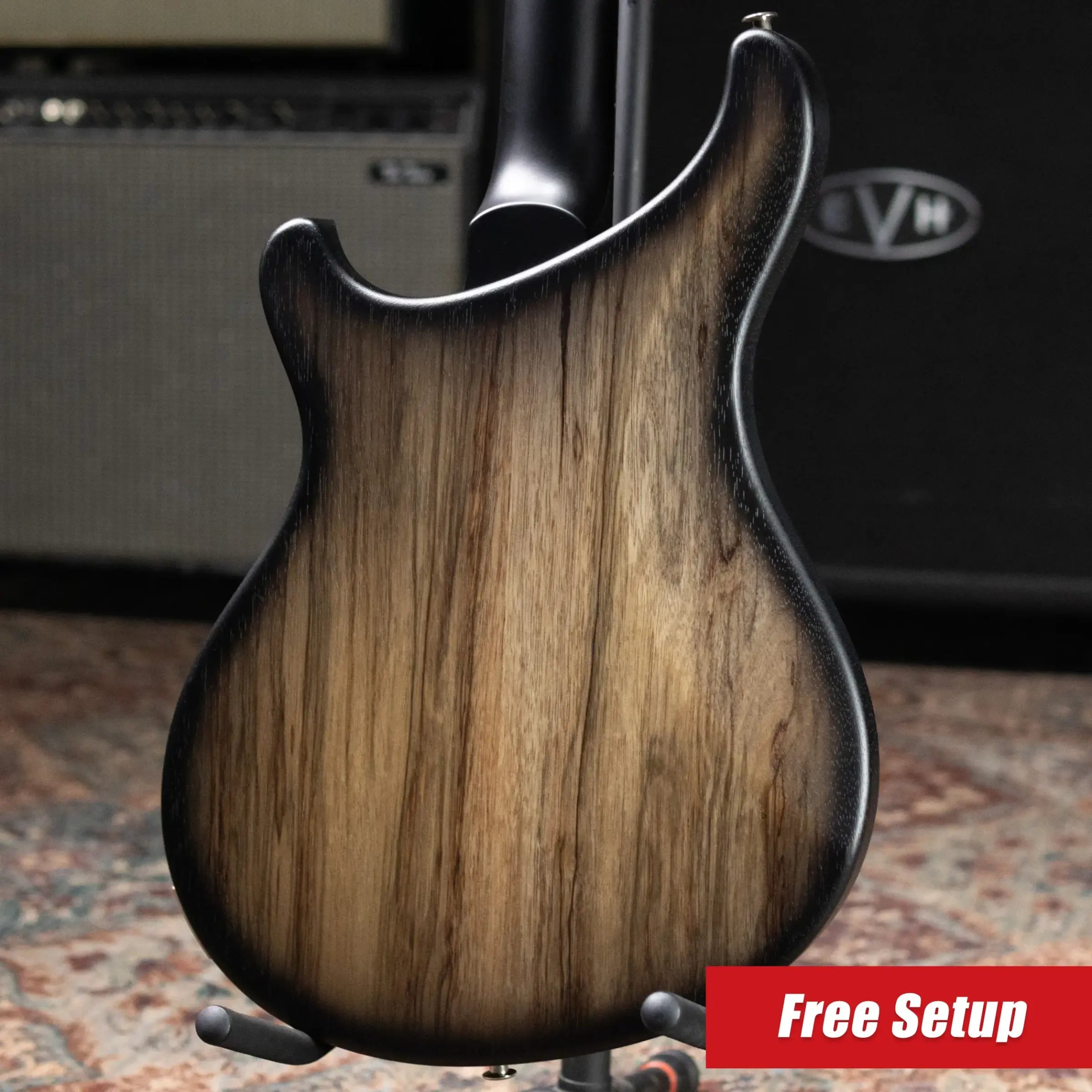 PRS S2 Vela Black Limba Limited Edition Electric Guitar - Natural Smokeburst with Gig Bag