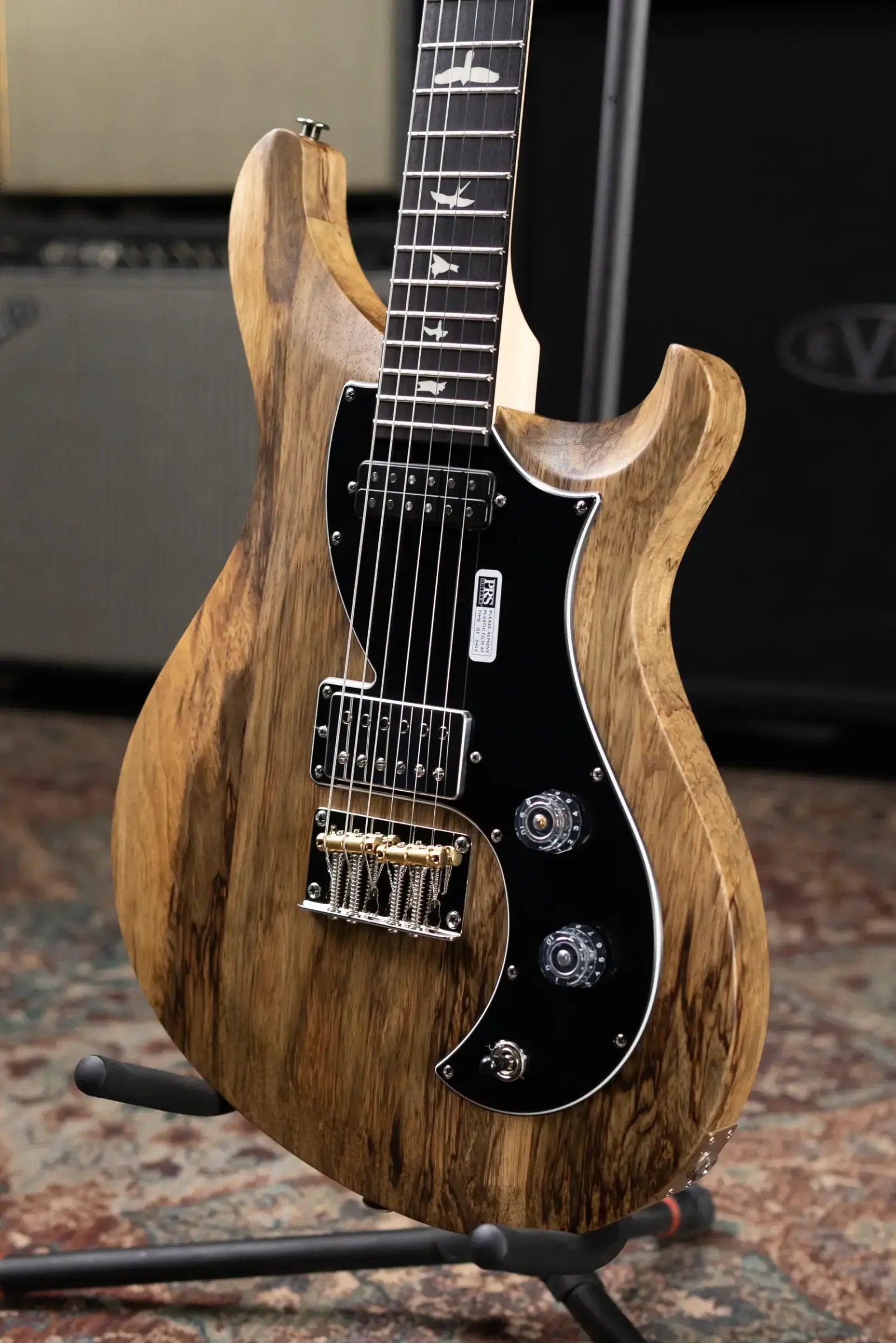 PRS S2 Vela Black Limba Limited Edition Electric Guitar - Natural with Gig Bag